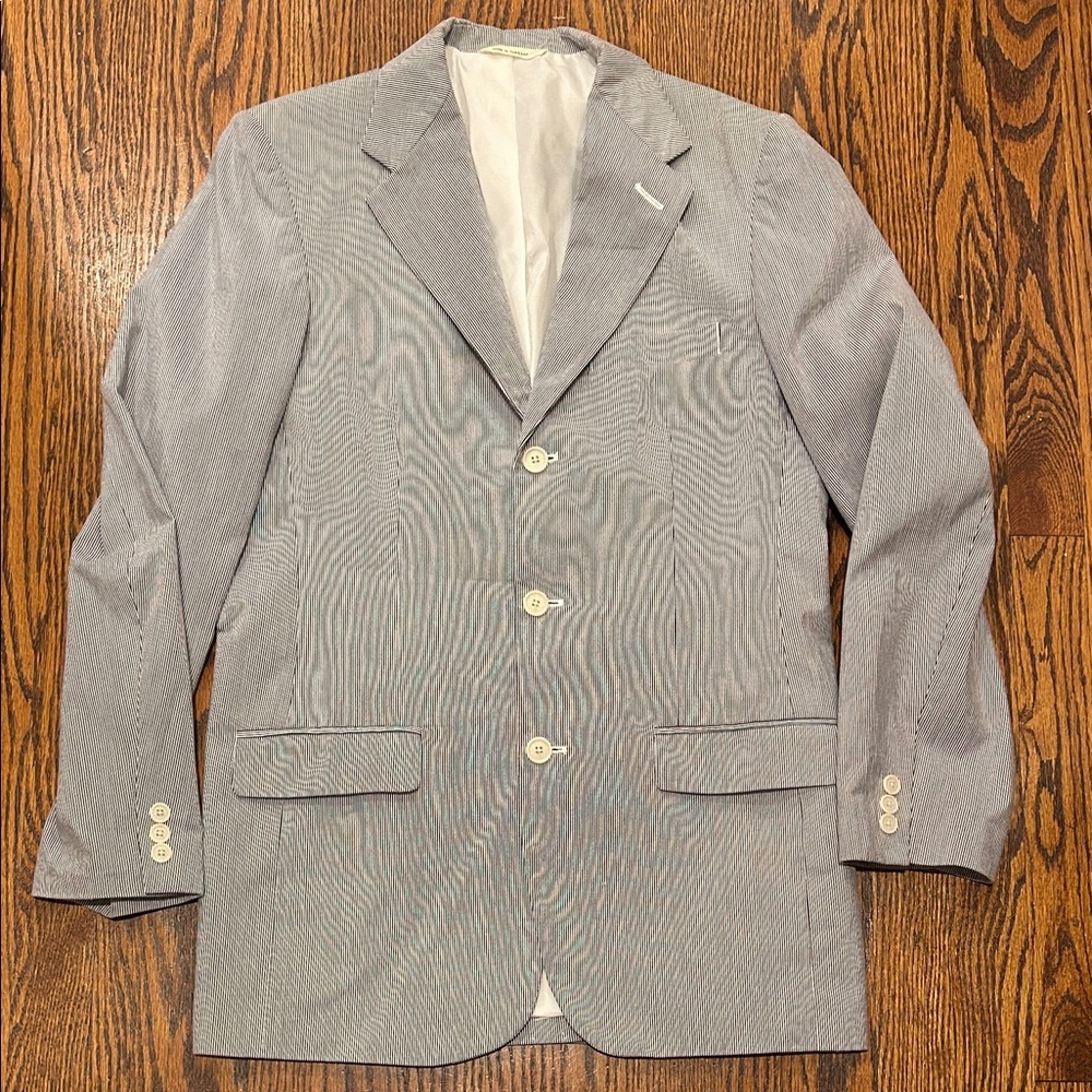 GAP Classic Pinstriped Men's Blazer